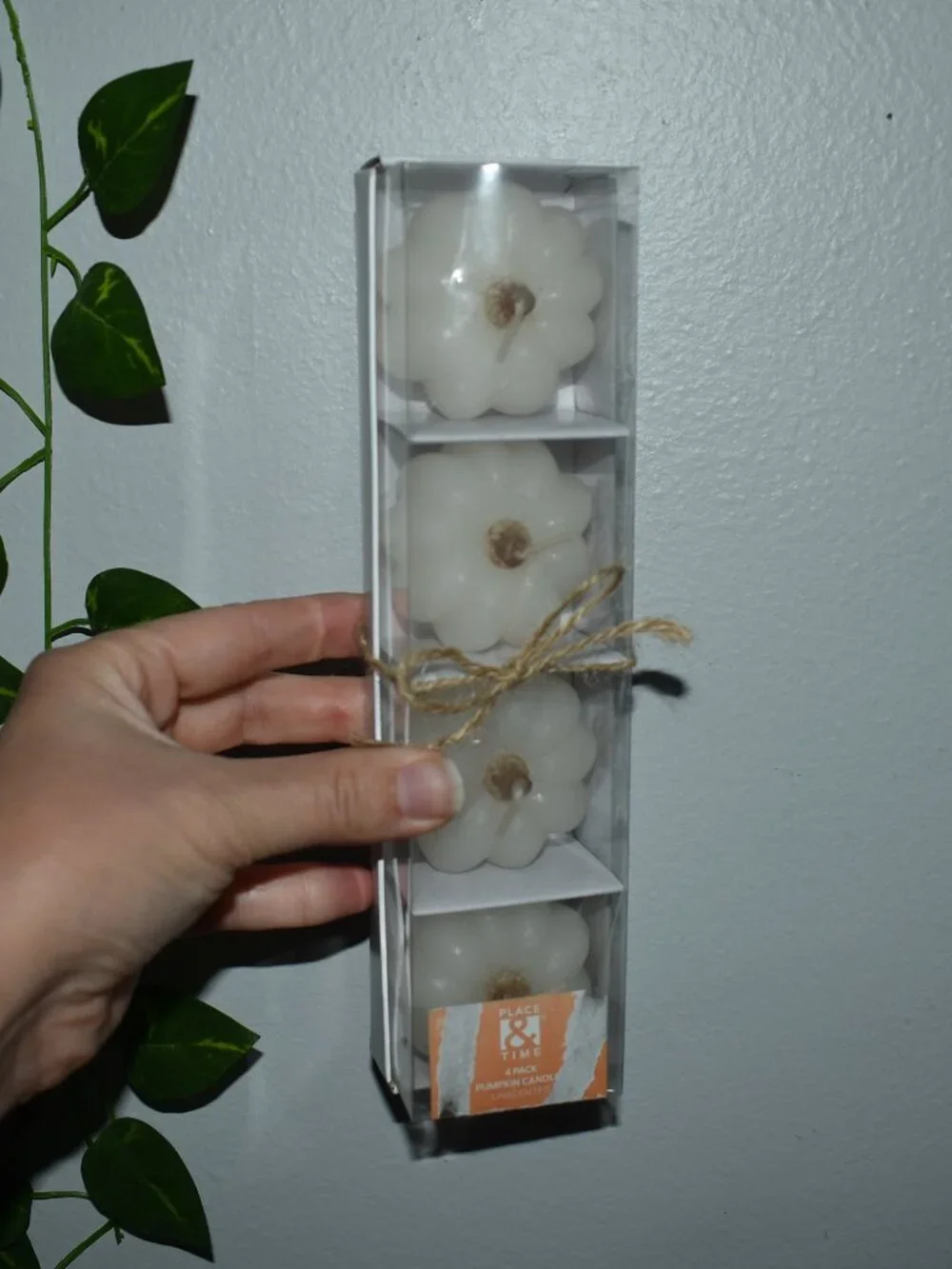 Mini Pumpkin Candles Lot - Cottage Fall Decor
